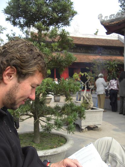 Marc geniesst die Ruhe