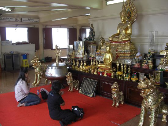 Im Inneren des Tempels