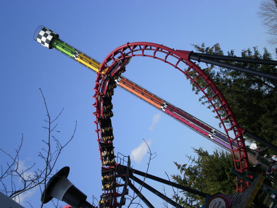 Hier "the Bat" mit der Drop Zone im Hinetrgrund