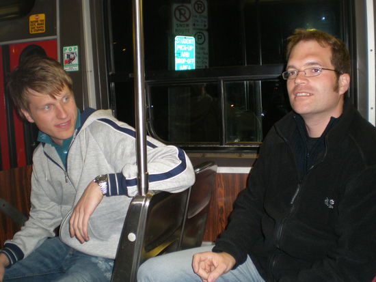 Und so sieht das dann aus wenn man im Street Car sitzt, koennte auch ne alte Strassenbahn in Deutschland sein, oder?