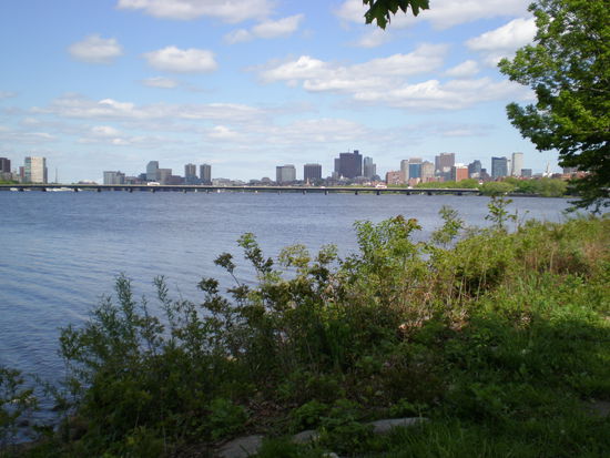 Charles River, super nah an meinner residence, so dass ich hier bestimmt oft joggen werde!!!