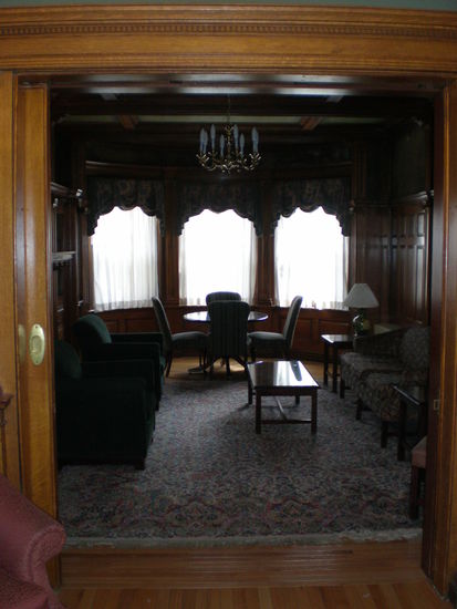 Blick in das Kaminzimmer!