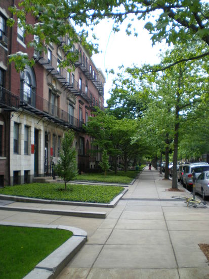 Blick auf die Bay State Road auf der sich auch meine "Residence" befindet