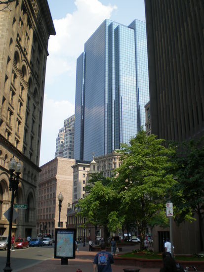 Was mir an Downtown Boston besonders gefaellt ist, dass man auch trotz Haeuserschluchten immer noch ein Bisschen Gruen findet!