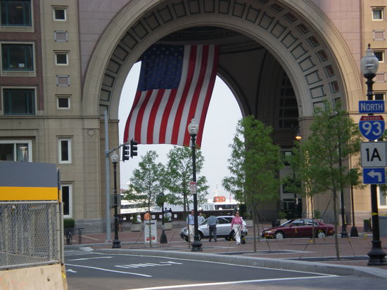 Die bisher mit Abstand groesste Amerika Flagge! Bin mir aber sicher, dass es noch Groessere gibt!