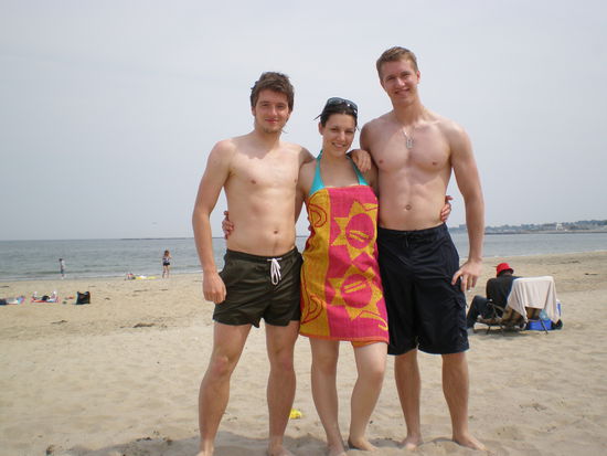 Laurin, mein Roommate Tom and me!