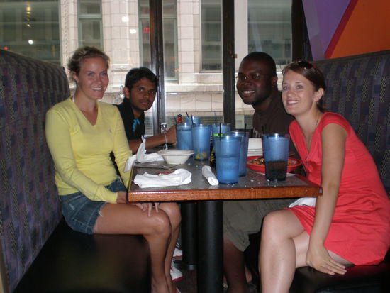 Unser Tisch im "Fire &amp; Ice"