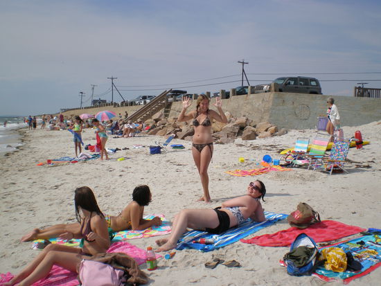 Die Maedels am Strand