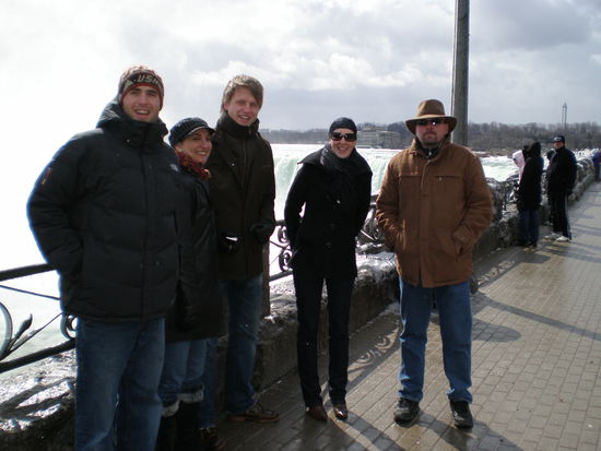 von links nach rechts: Ludovic unser Franzose, Marilla, Philipp, Geraldine Philipps Freundin und Kevin!