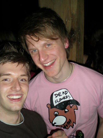 Philipp und ich. Eine der haeufig gestellten Fragen: Are you brothers?