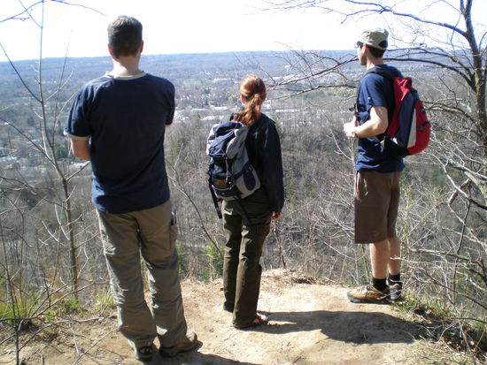 Bkick in die Landschaft, kurz vorm Abgrund...