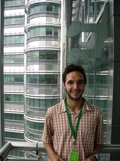 Dominik auf der Skybridge