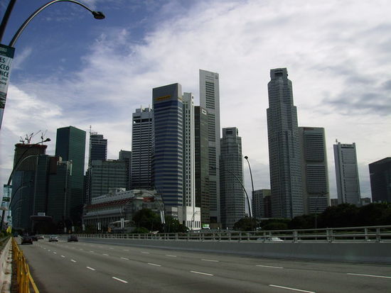 Skyline von Singapur