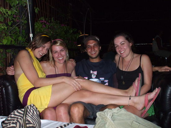 Regina, Mariella, Dominik und Gloria