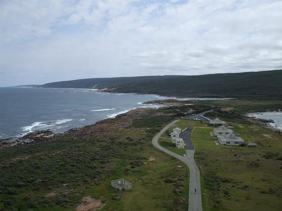 Blick vom Leuchtturm hinunter
