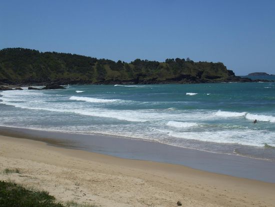 Strand in der Naehe von Coffs Harbour