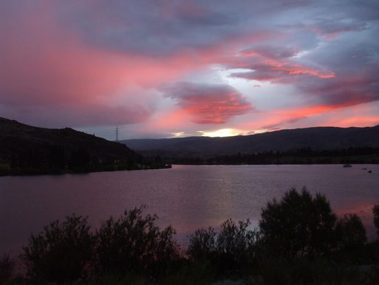 Sonnenuntergang in Cromwell