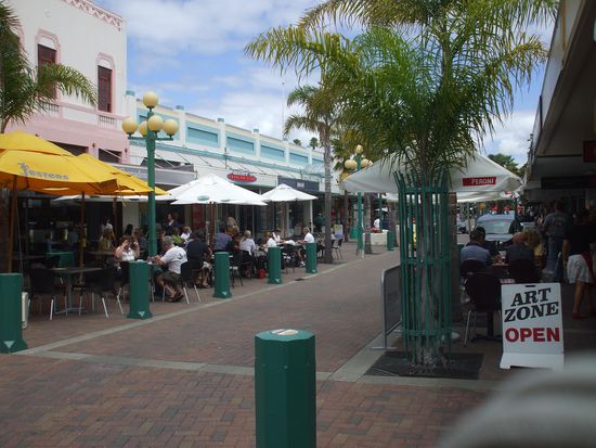 Fussgaengerzone in Napier