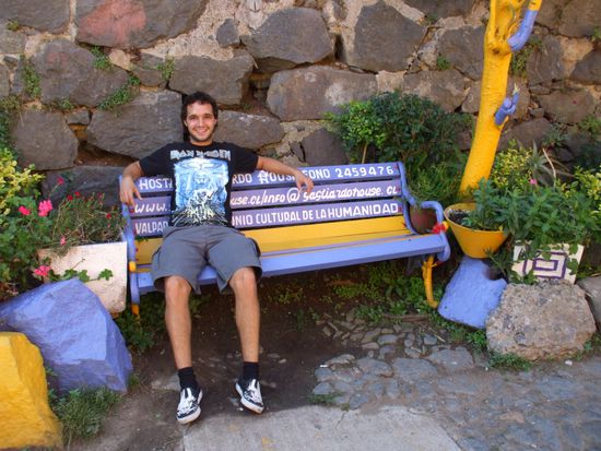 Dominik beim Relaxen