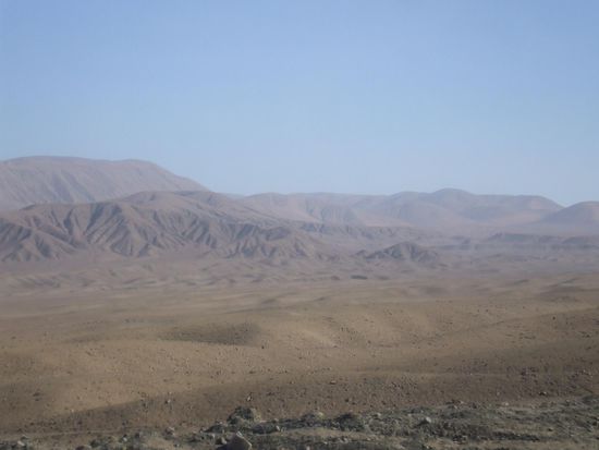 Sandwueste zwischen Tacna nach Arequipa