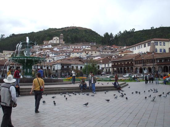 der Stadtplatz in Cuzco