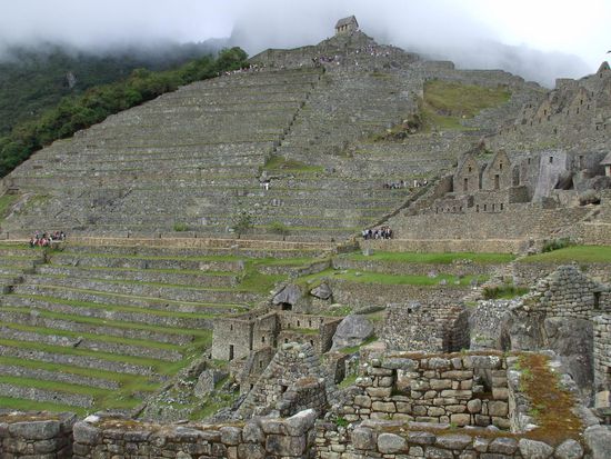 Machu Picchu von unten