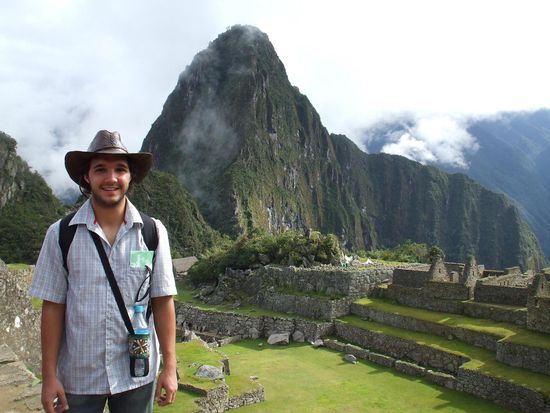 Dominik vor dem Berg Waynapicchu