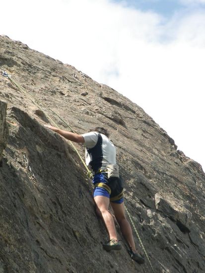 nur noch die letzten Meter bis ganz oben