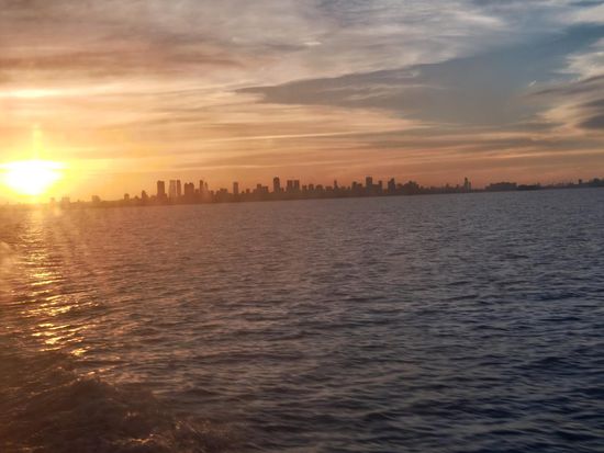 Sonnenuntergang über Buenos Aires