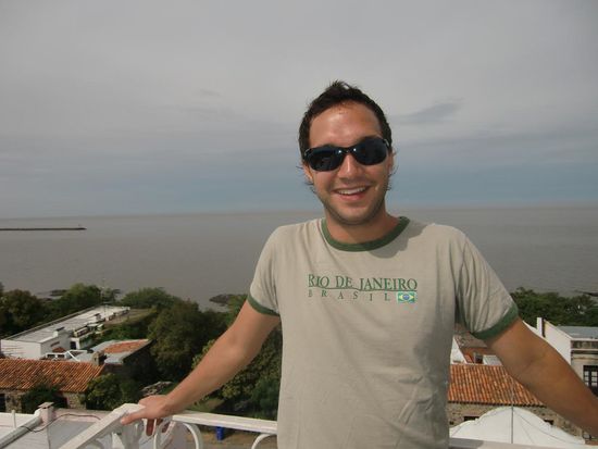 vom Leuchtturm, mit Blick auf den Rio de la Plata