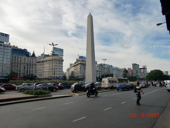der Obelisco im Zentrum von Buenos Aires