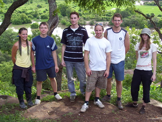 Unsere kleine Reisegruppe in Mole Nationalpark