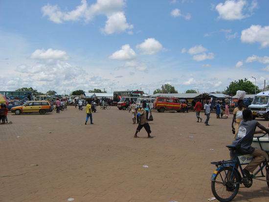 trotro station in Bolgatanga