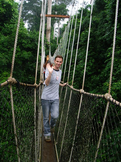 Meine Wenigkeit im Kakum Nationalpark