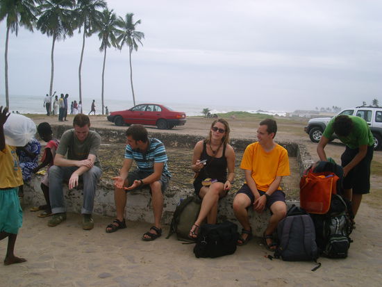 von rechts: Paulo, Stef, Brita, Nils, und der flori