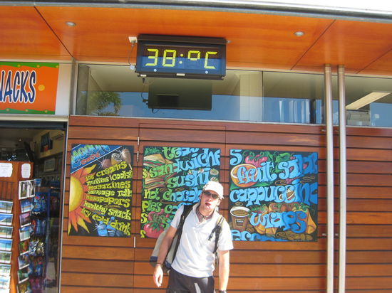 Und auf dem Festland wird man wieder gebraten