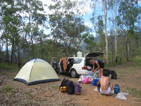 Einer unserer typischen Campingplätze