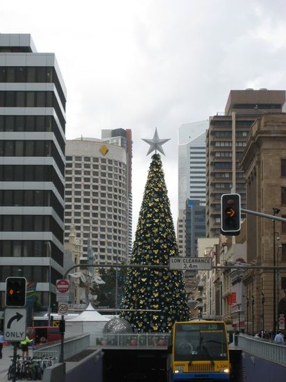 Weihnachtsstimmung in Brisbane