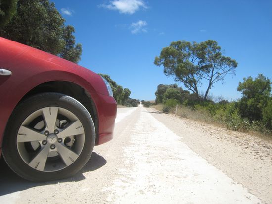 Unsere Karre ist auch offroadfähig