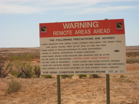 WARNING ... ab auf die Piste ins nichts...