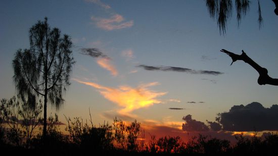 Beim Kings Canyon wurde uns dann dieser tolle Sonnenuntergang geboten... der letzte dieser Tour.