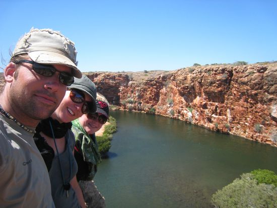 Kleine Wanderung an der Klippe entlang