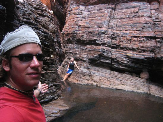 Durch die Schluchten, teilweise schwimmend