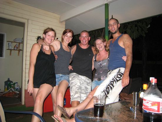 Unsere Gastgeber, für die wir die absolute Attraktion gewesen sind