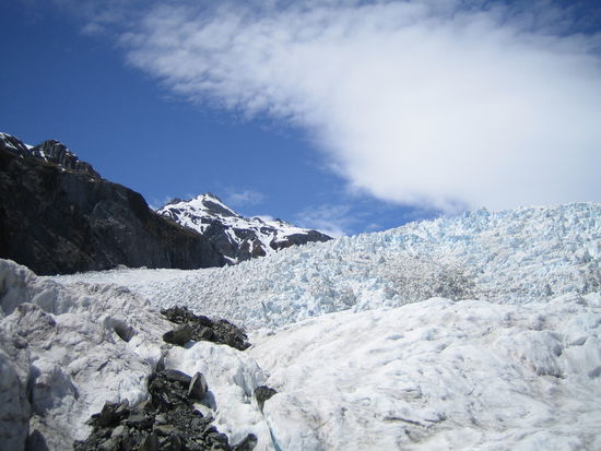 Einmalige Gletscherlandschaft auf der Südinsel