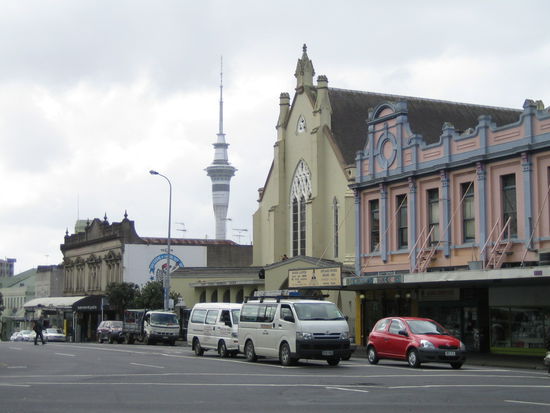 Blick auf den Skytower