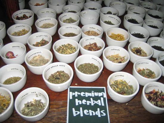 Ein Teeladen in Newtown (Tee ist hier recht teuer: ab 12,50$ pro 100 g aufwaerts, dafuer gibt es neben den klassischen Tees sehr ausgefallene Sorten)