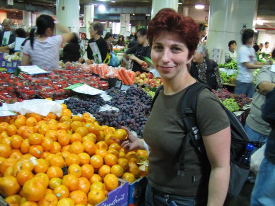 Wocheneinkauf auf dem Markt (Paddys Market) am Sonntag