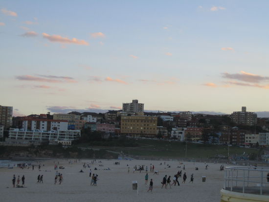 View of Campbell Parade at Bondi Beach.