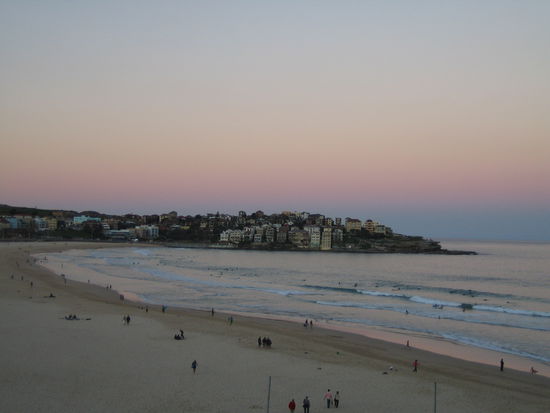 Changing of colors during sunset.